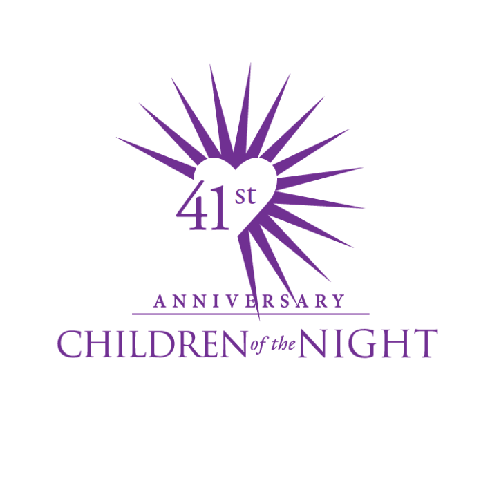 Children of the Night 41st anniversary logo