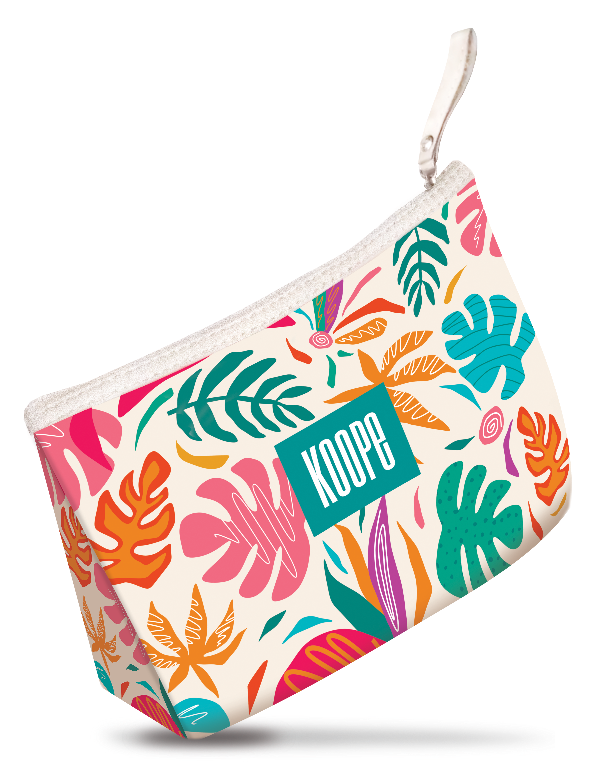 Tropical pattern KOOPE cosmetic pouch